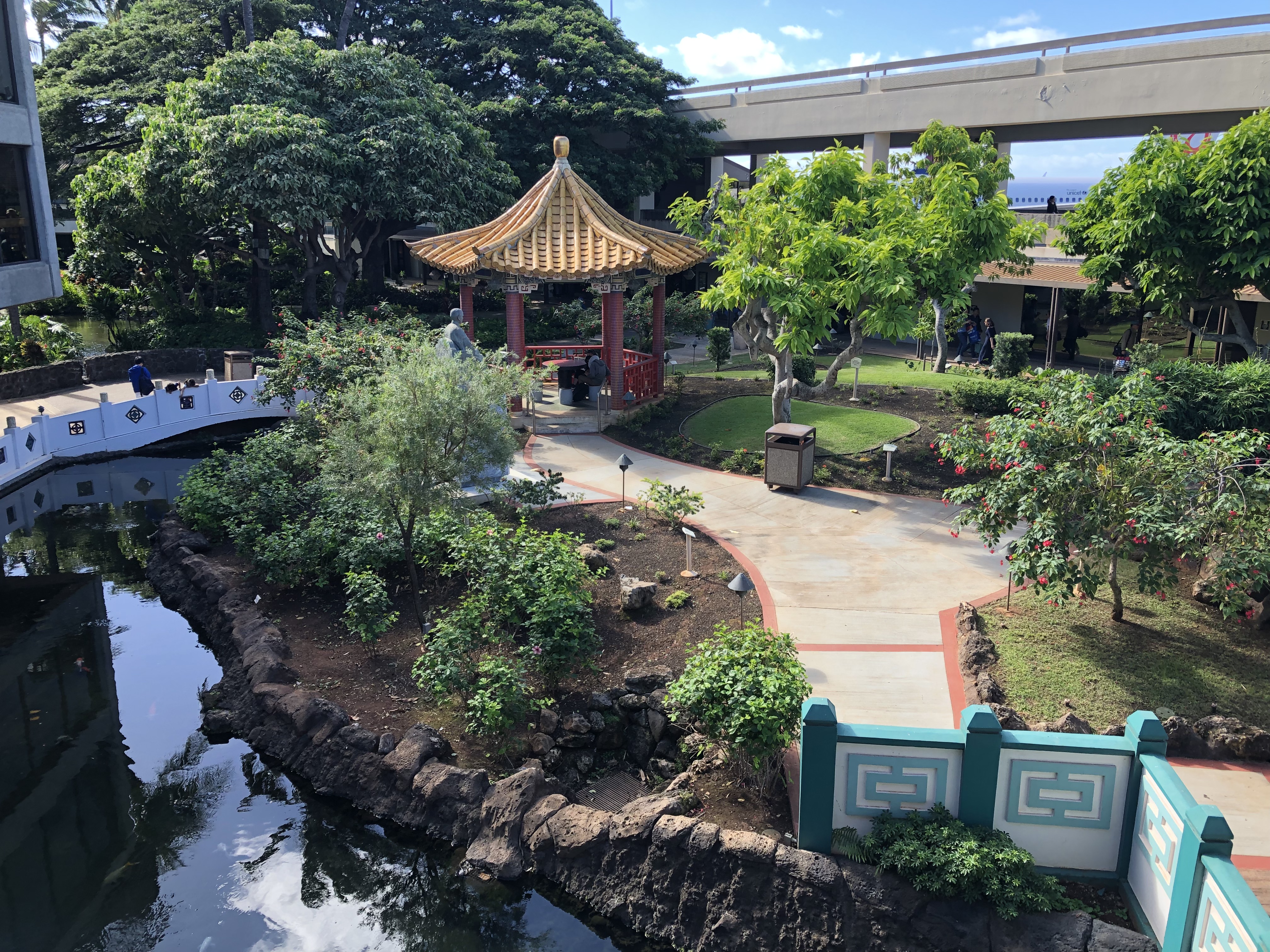 Honolulu airport Nov 2018 Japanese garden Honolulu Civil Beat