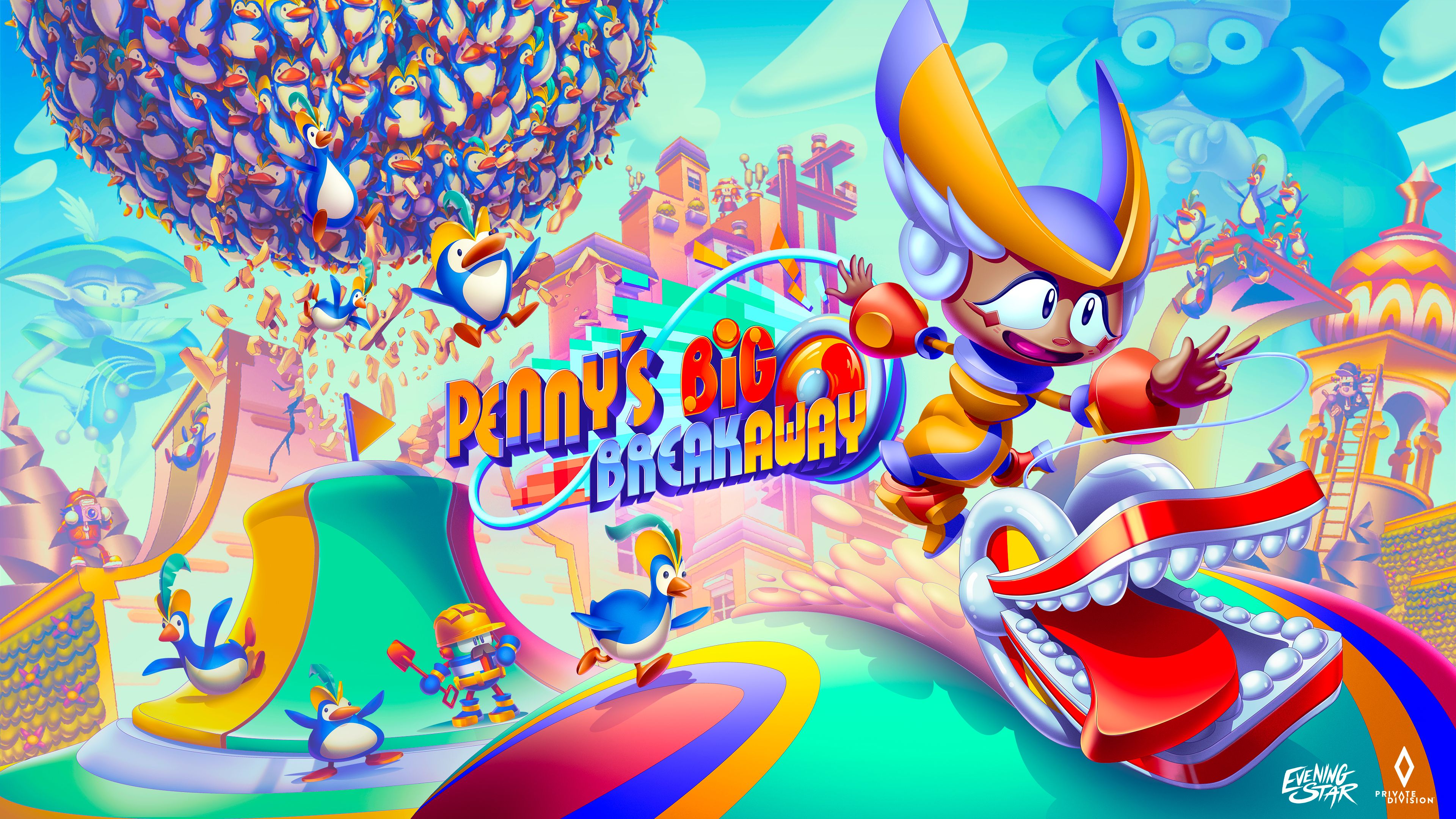 Penny's Big Breakaway is a 3D platformer from the Sonic Mania team