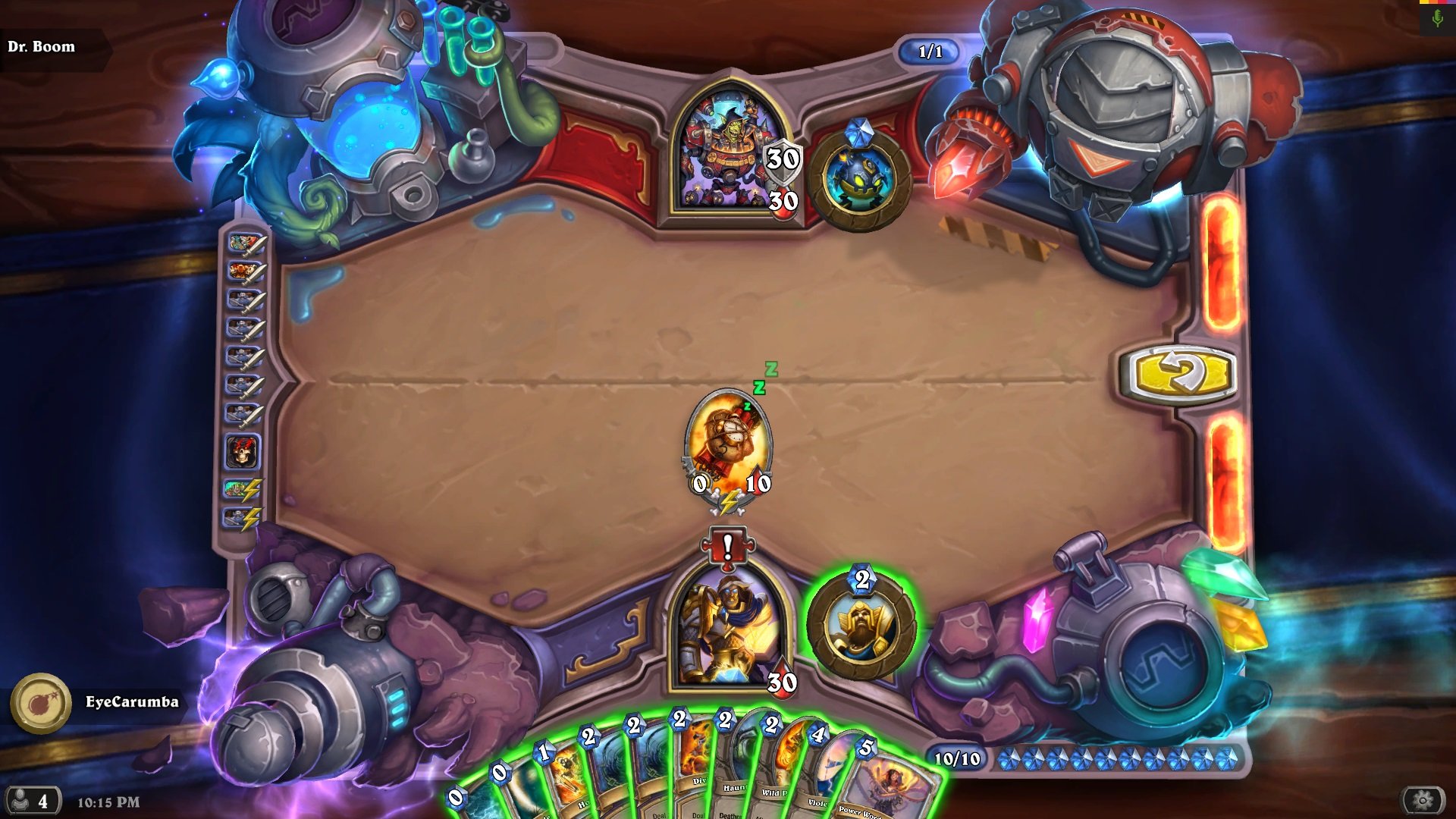 Hearthstone The Boomsday Project Dr. Boom Lethal Puzzle Lab