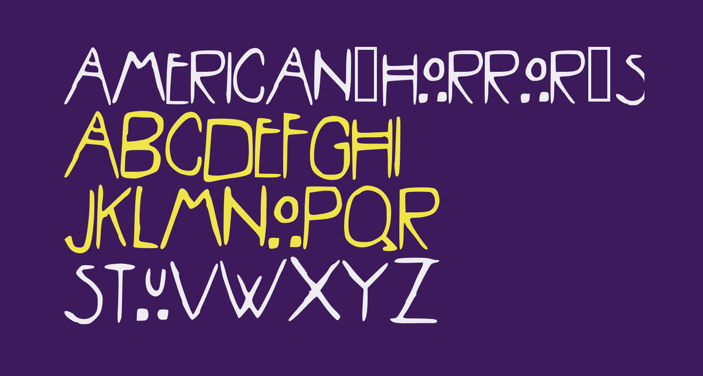 AMERICAN_HORROR_STORY free Font What Font Is