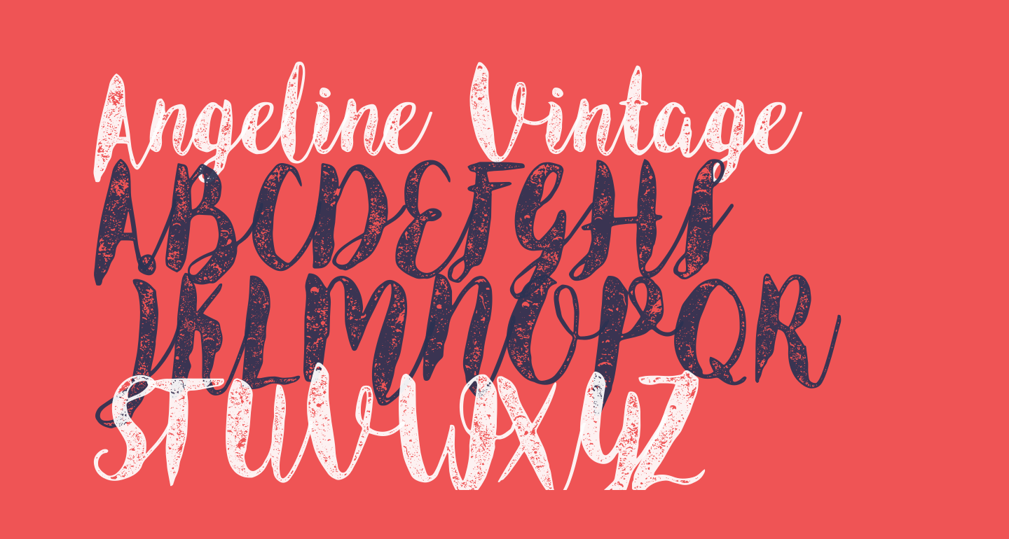 Angeline Vintage free Font What Font Is