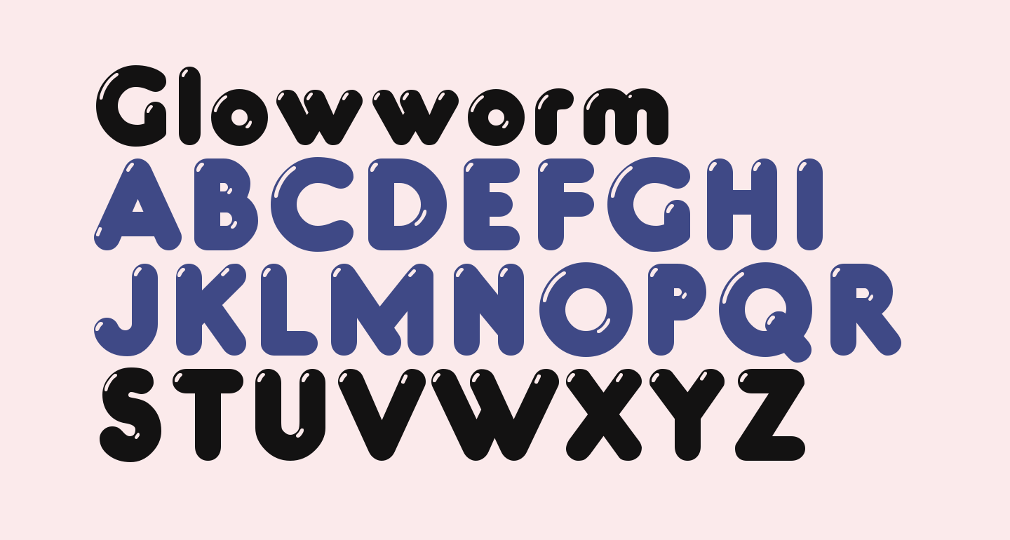 Glowworm free Font What Font Is