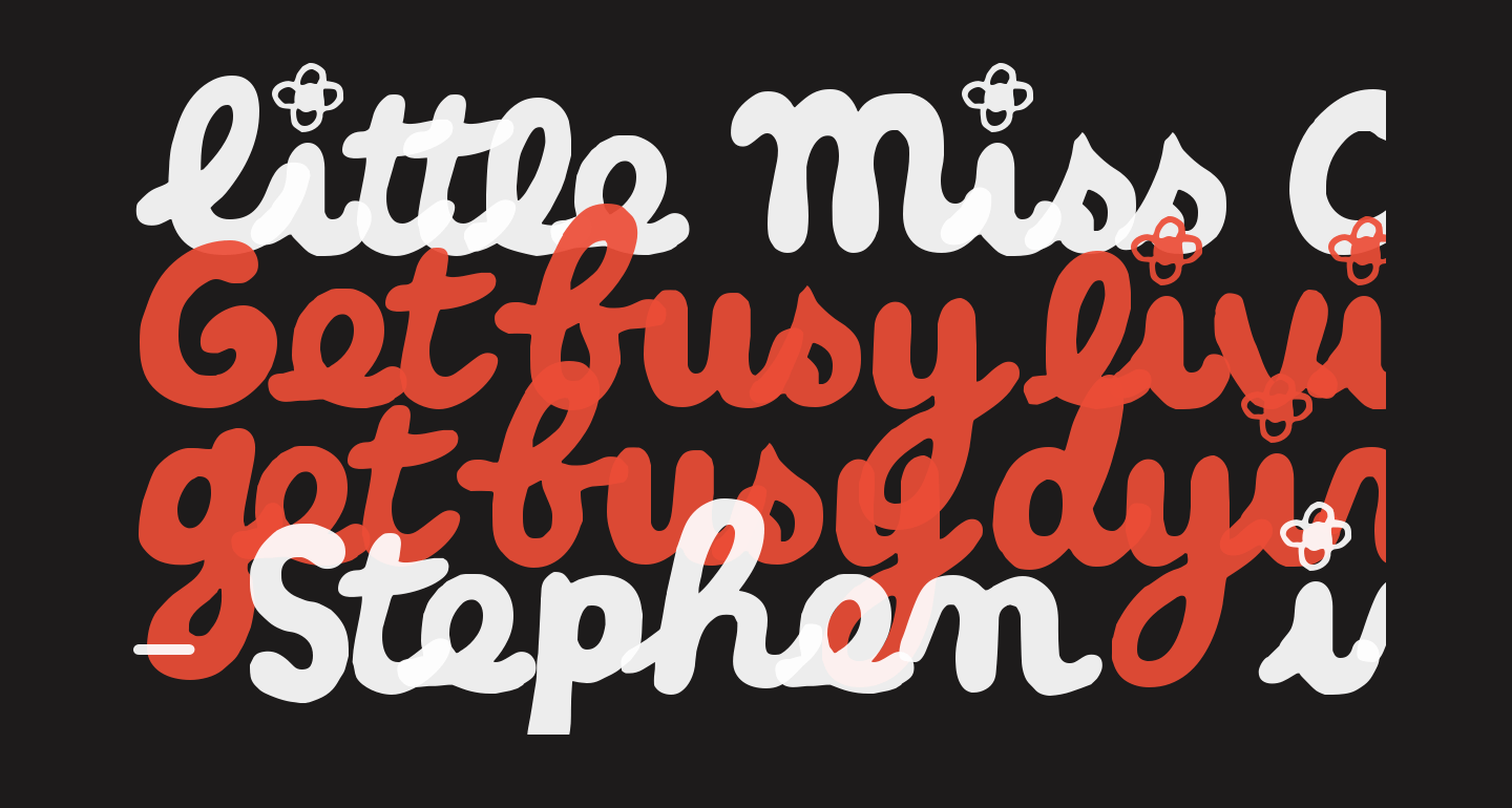Little Miss Cursive Medium free Font What Font Is