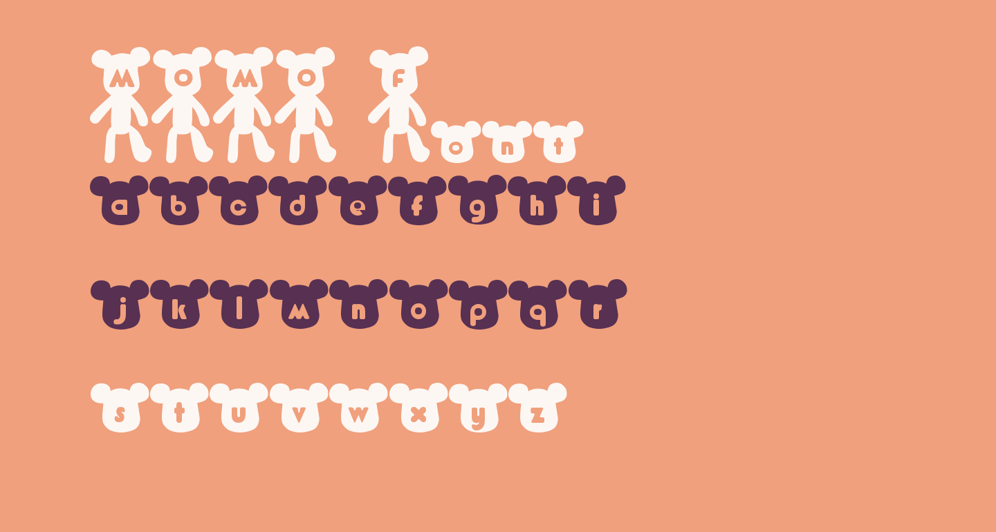 MOMO free Font What Font Is