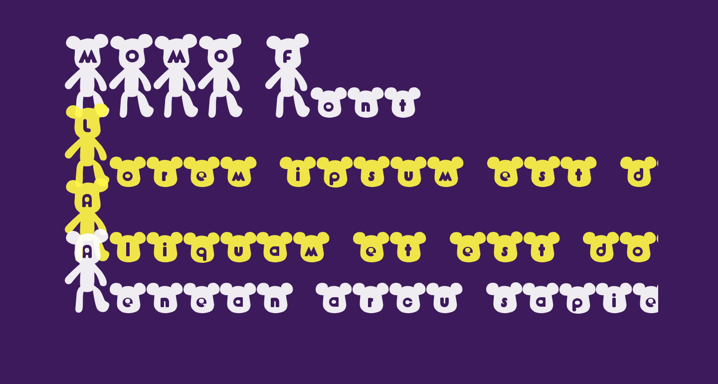 MOMO free Font What Font Is