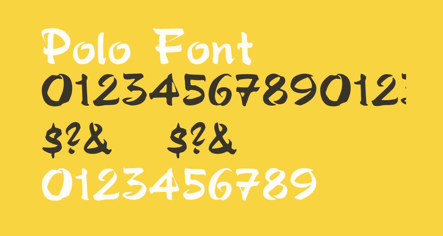 Polo free Font What Font Is