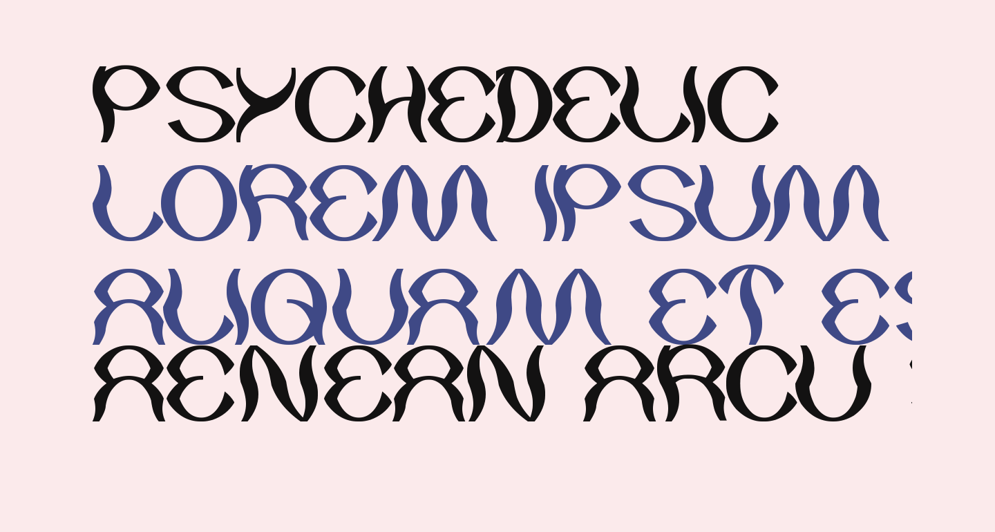 psychedelic free Font What Font Is