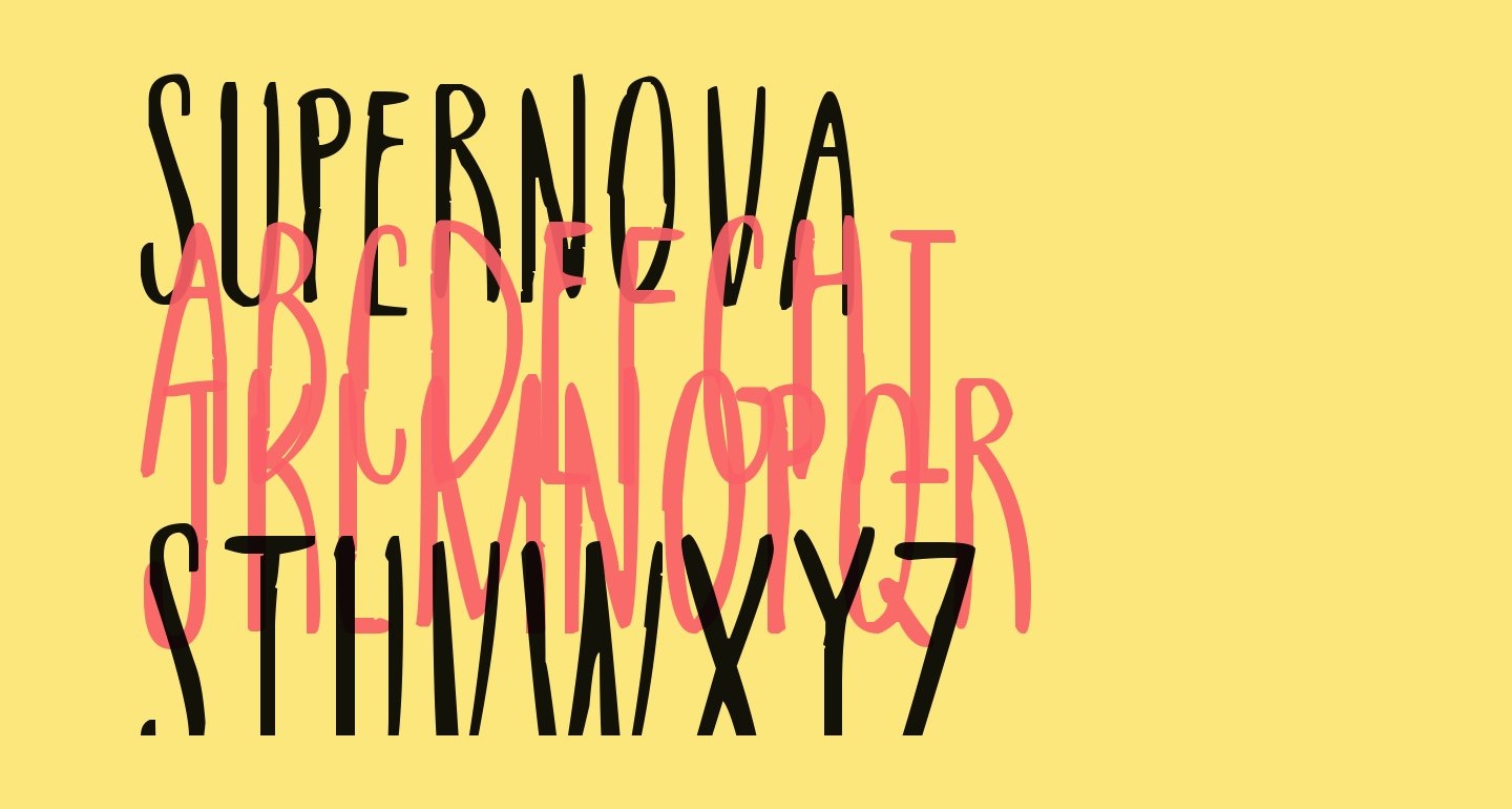 Supernova free Font What Font Is