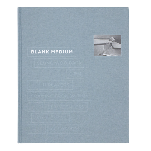 BLANK MEDIUM (A) Seung Woo BACK shashasha Photography & art in books