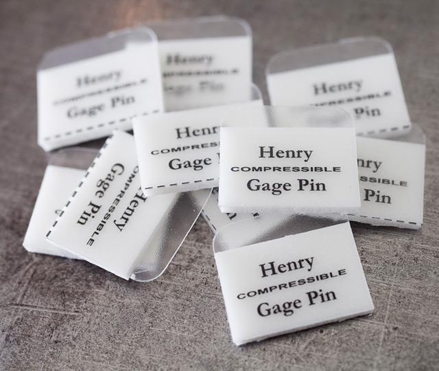Letterpress Printing Henry Gage Pins, letterpress supplies Boxcar Press
