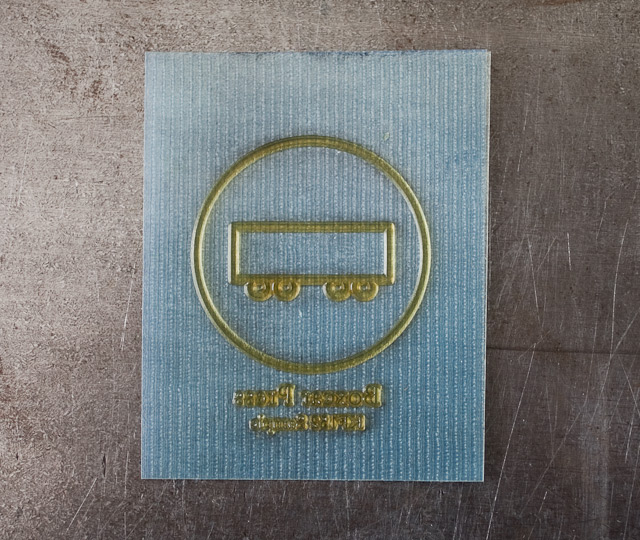 Letterpress Plate Samples Boxcar Press