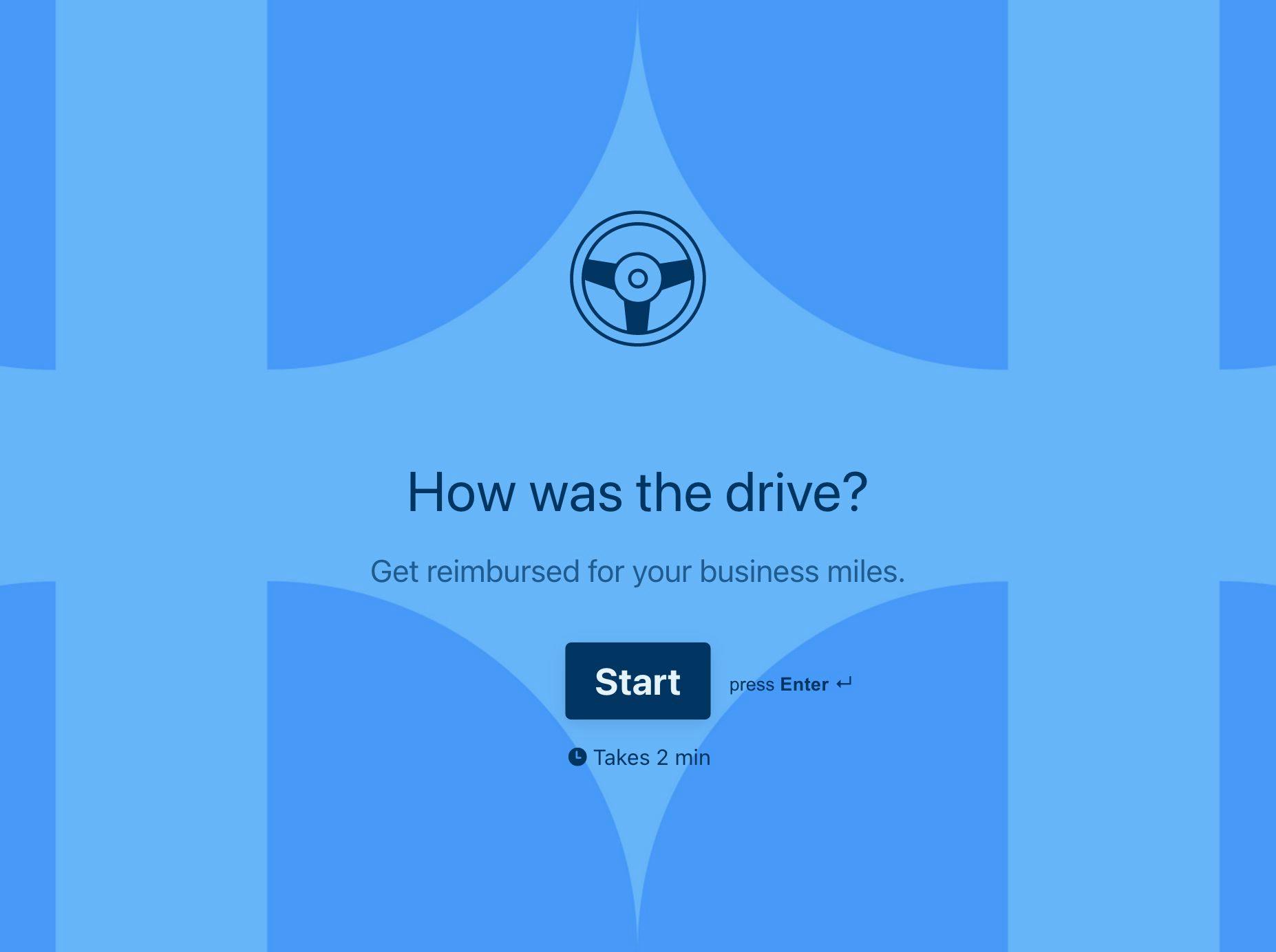 Mileage Reimbursement Form Typeform Template
