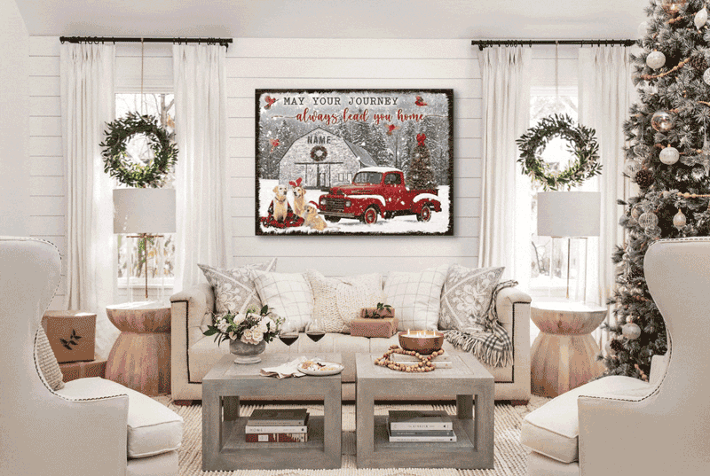 8+ Red Truck Christmas Decor Ideas For Farmhouse Hayooo Store