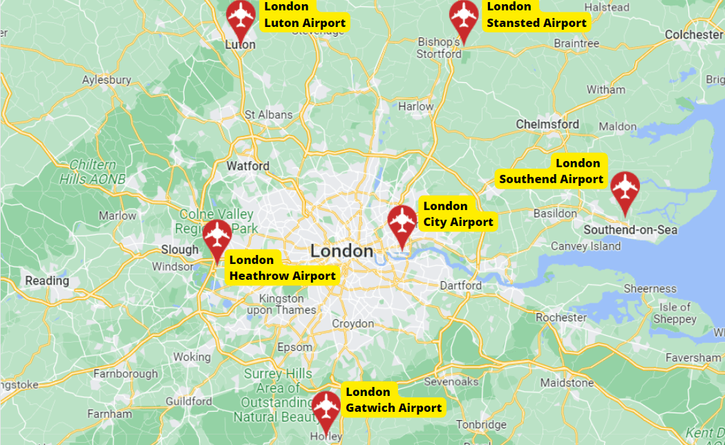 Landing in London Best Airports to Travel to London