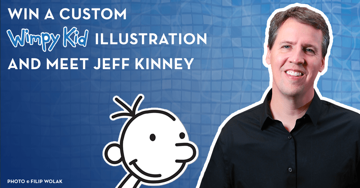 Win a Custom Diary of a Wimpy Kid Illustration and Meet Author Jeff