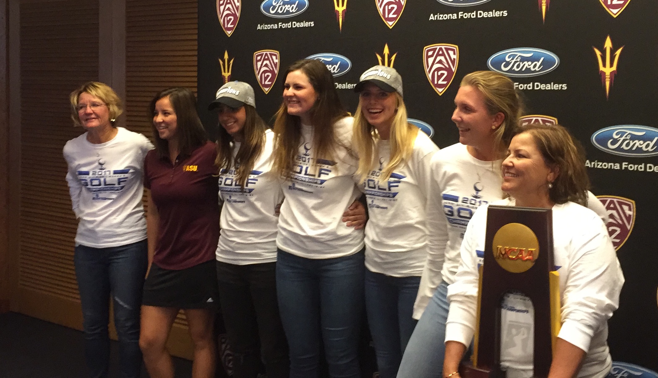 Champs!!! ASU Womens Golf Brings Home the Hardware