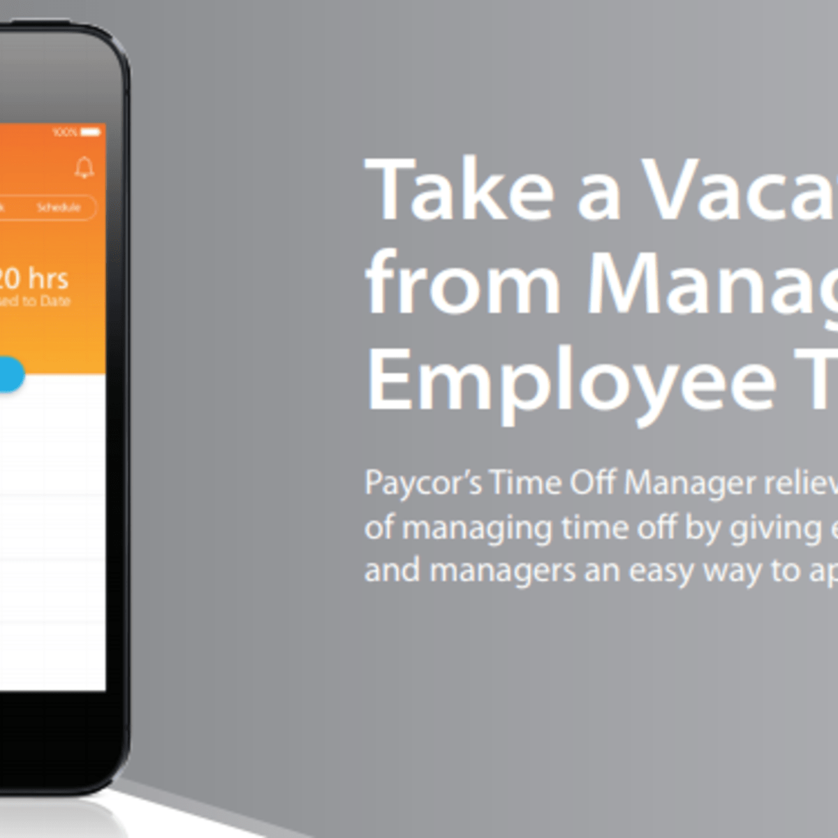 Time Off Manager Overview Paycor