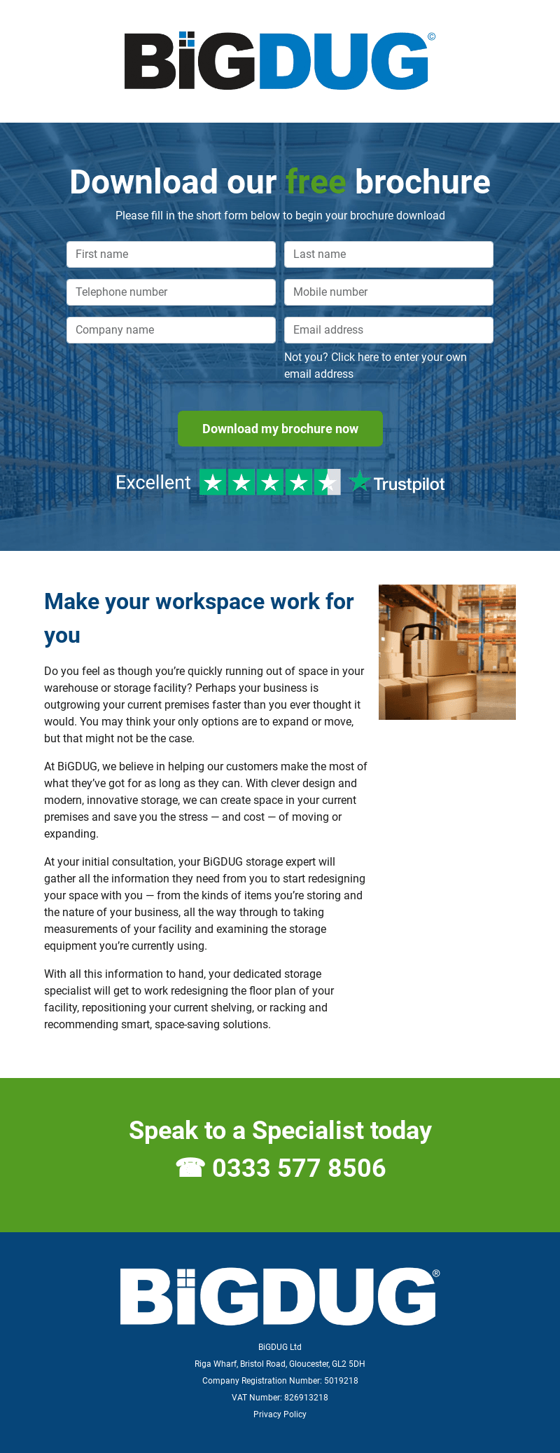 BigDug Book a free consultation