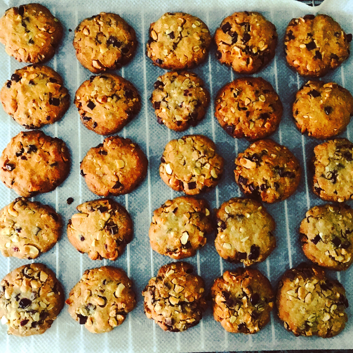 Oatmeal Cookies With Nuts And Chocolate Moname Magazine