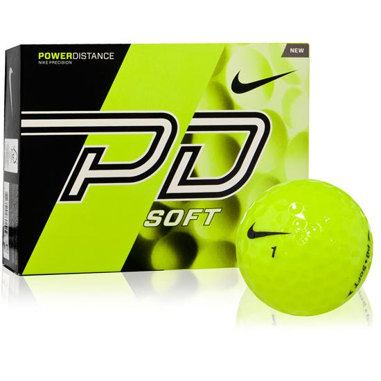 Nike Power Distance Soft Yellow IDAlign Golf Balls