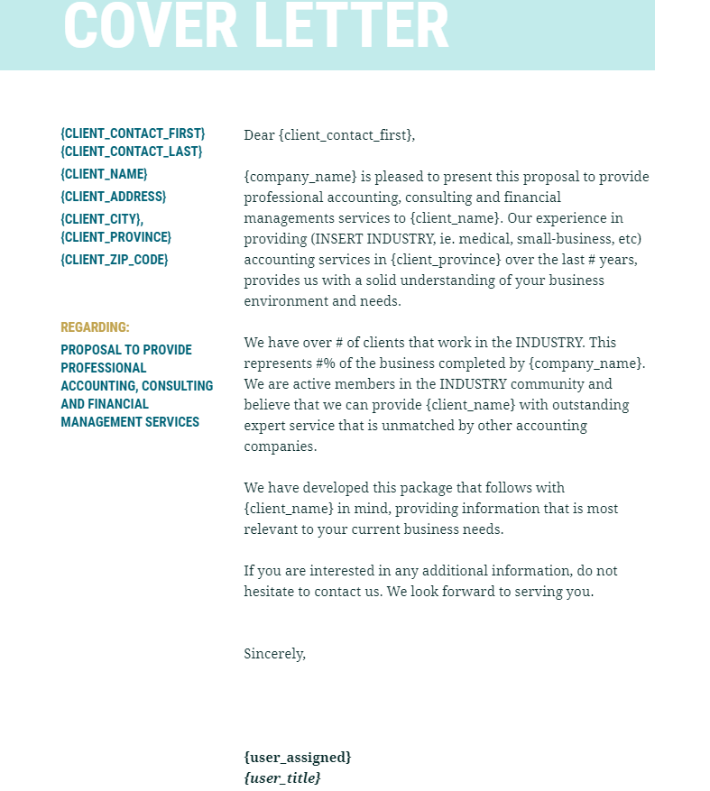 5 Steps to Writing a Business Plan Cover Letter [+… Proposify