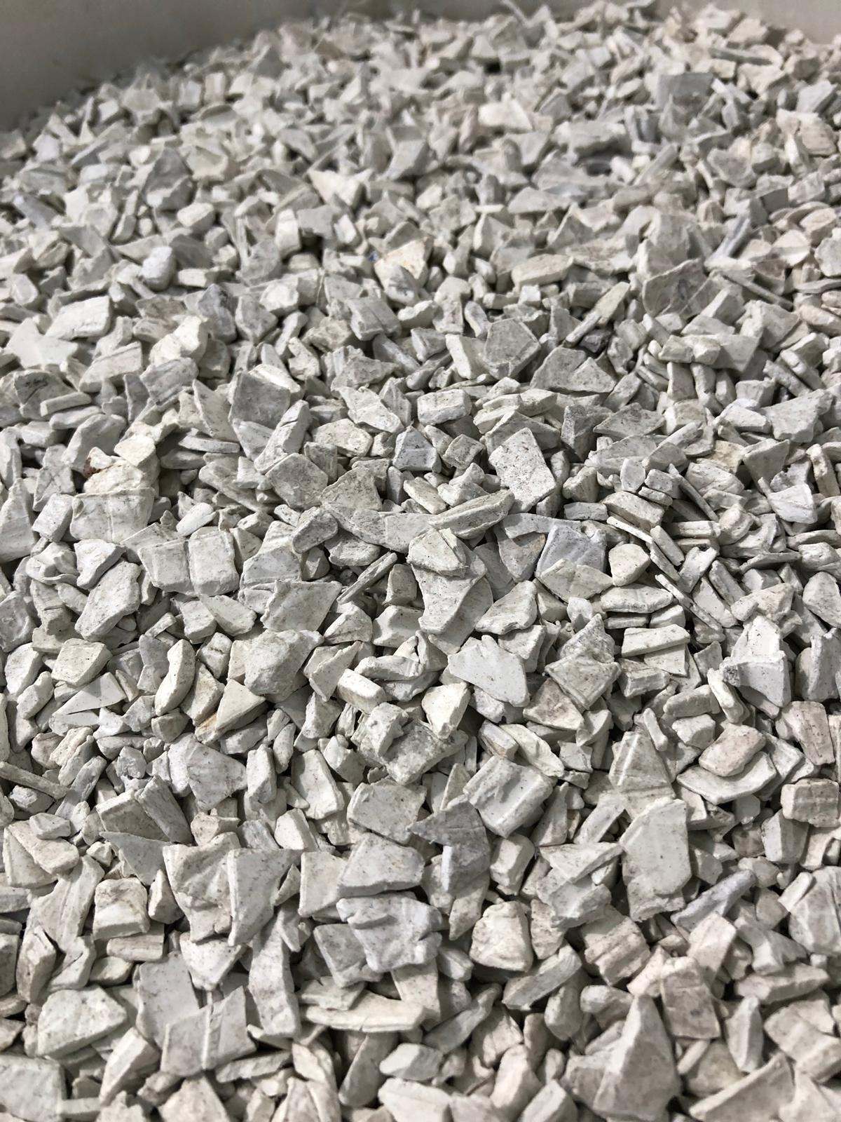 PVC, Regrind, white upvc regrind