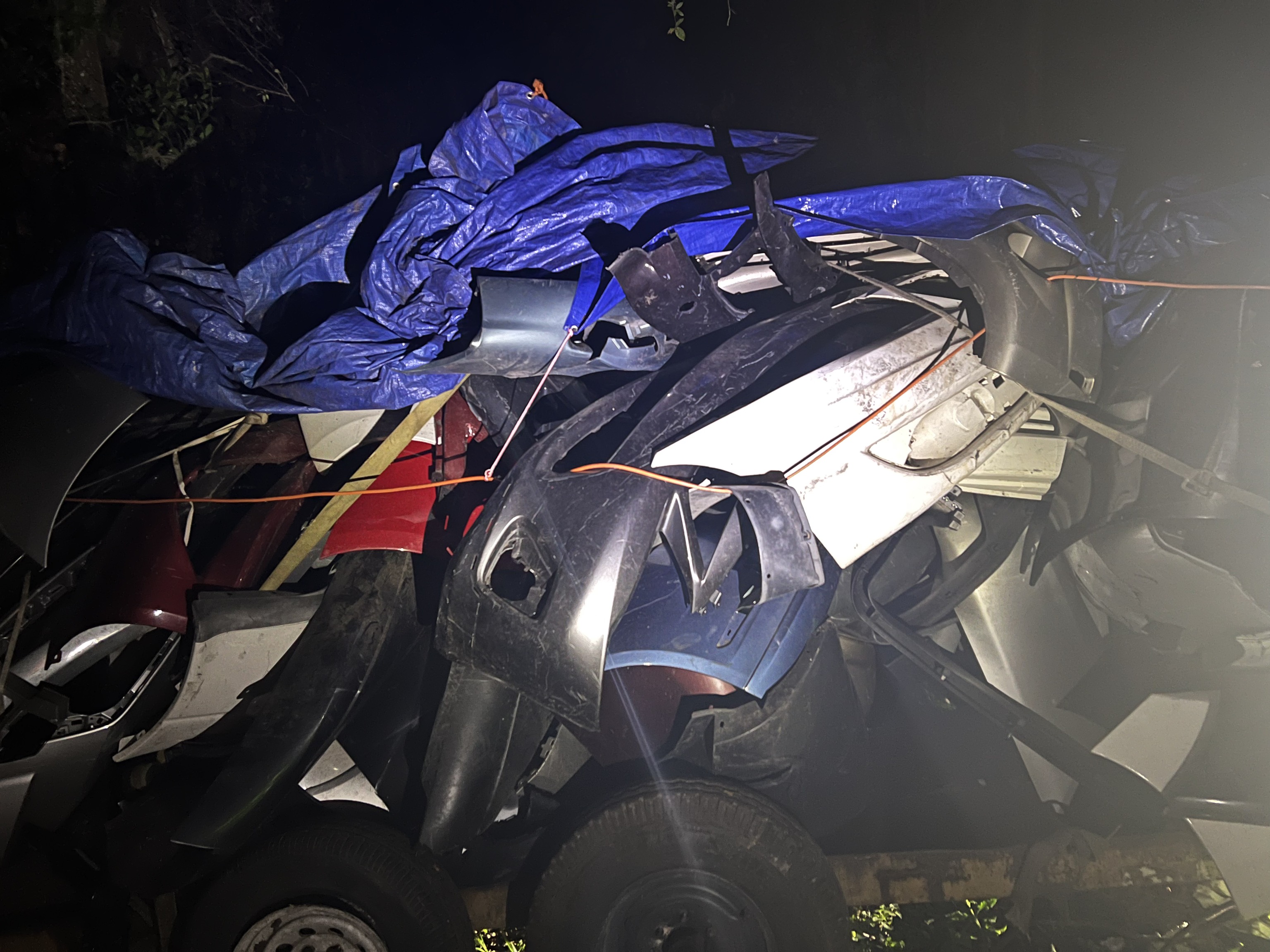 PET/PETE, Mixed recycled, Car bumpers