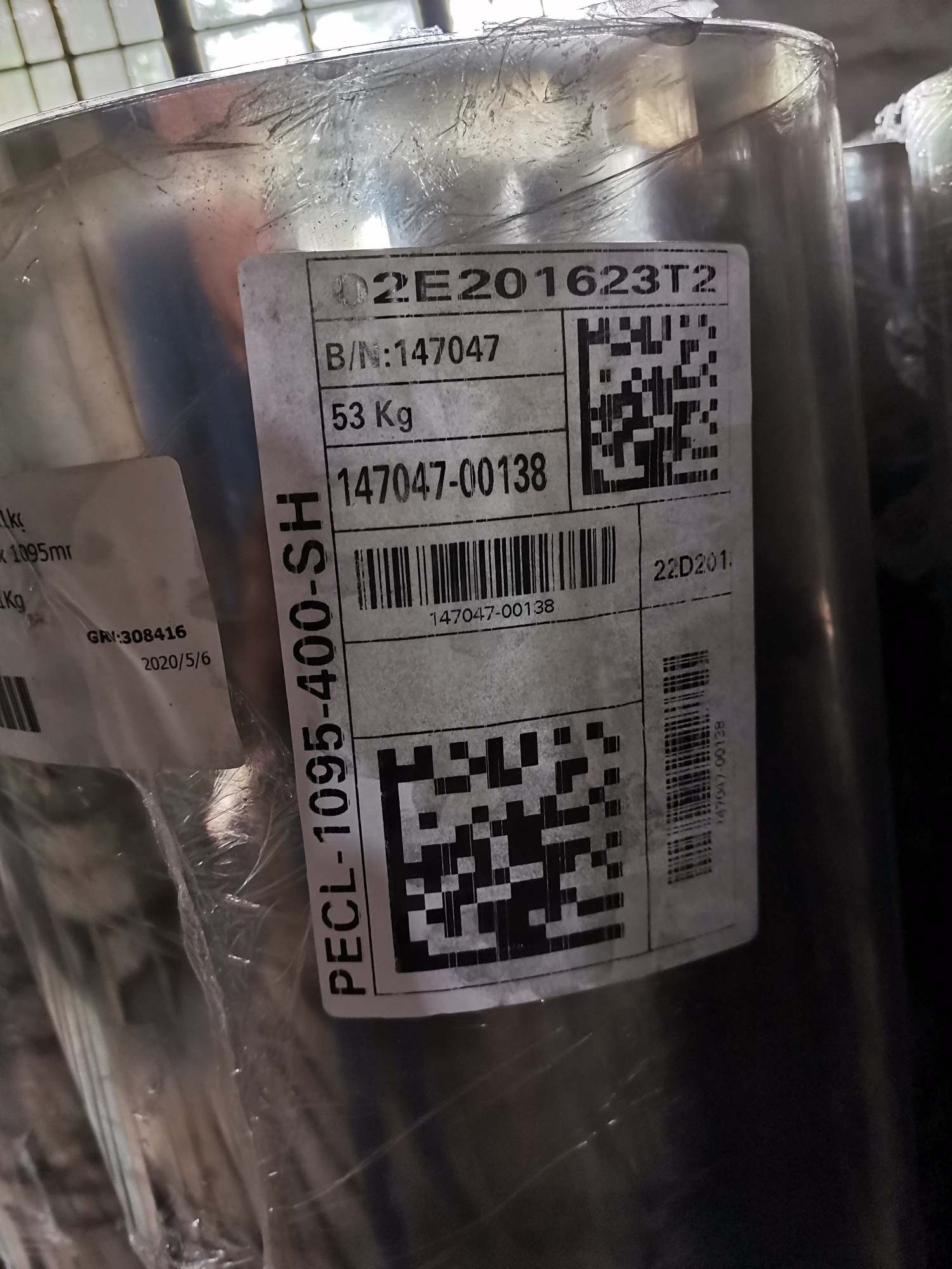 PET/PETE, Rolls, Virgin PET plastic 400mic