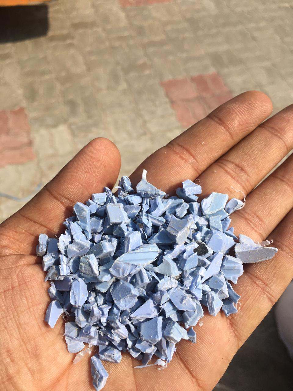 PVC, Regrind, PVC BLUE PIPE REGRIND