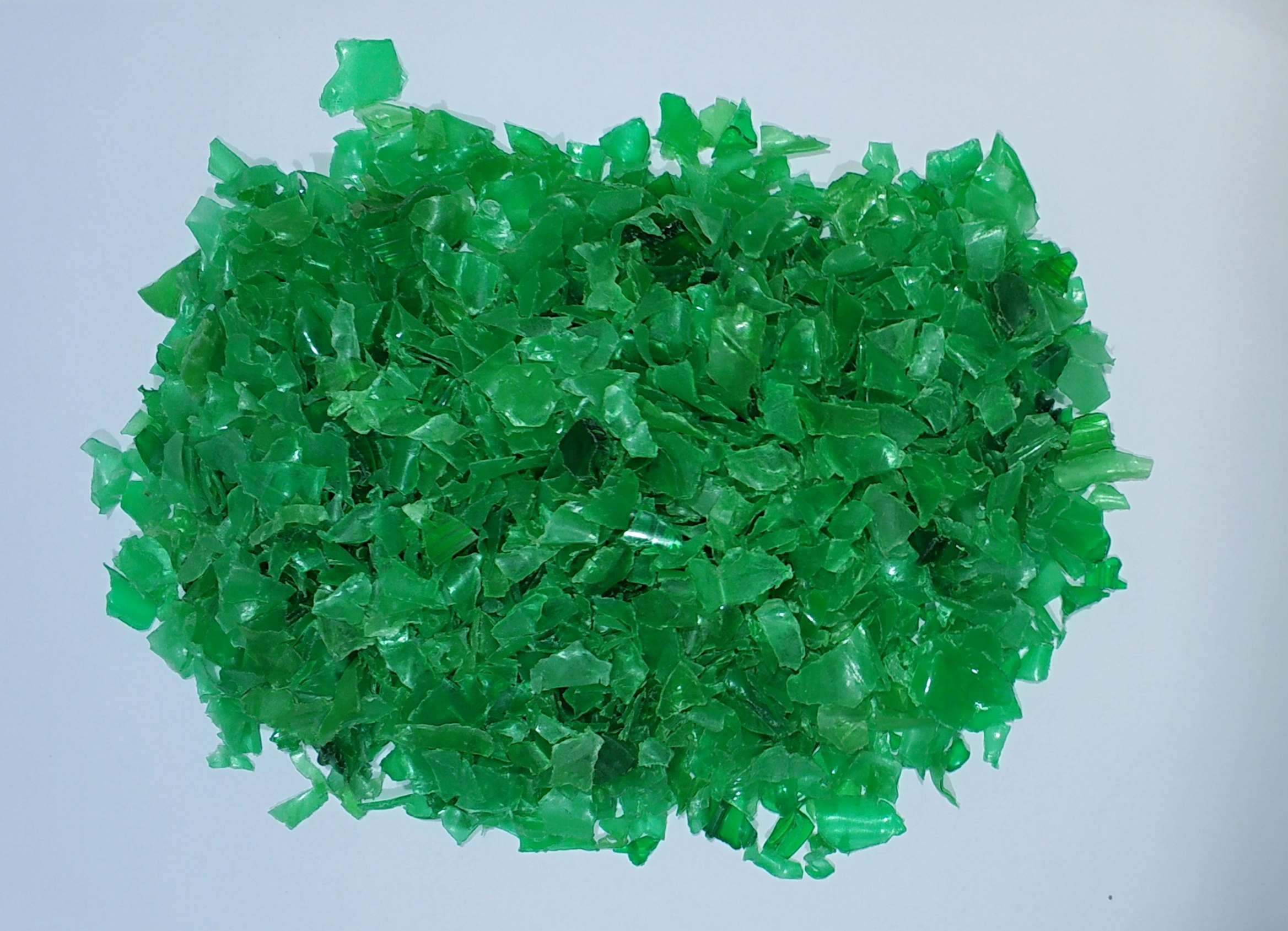 PET/PETE, Flake, Green PET Bottle Flakes
