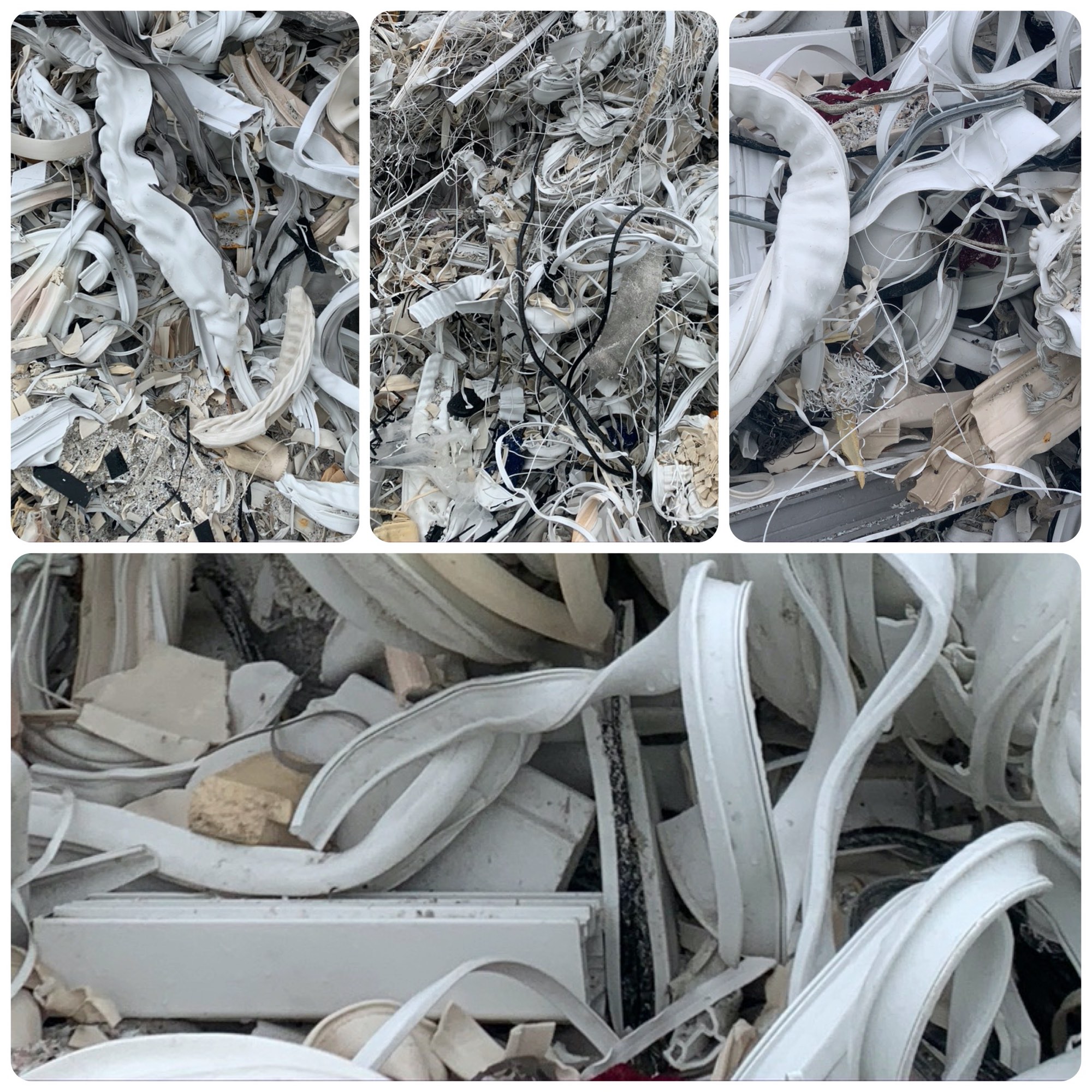 PVC, Loose, Rigid PVC production scrap lumps