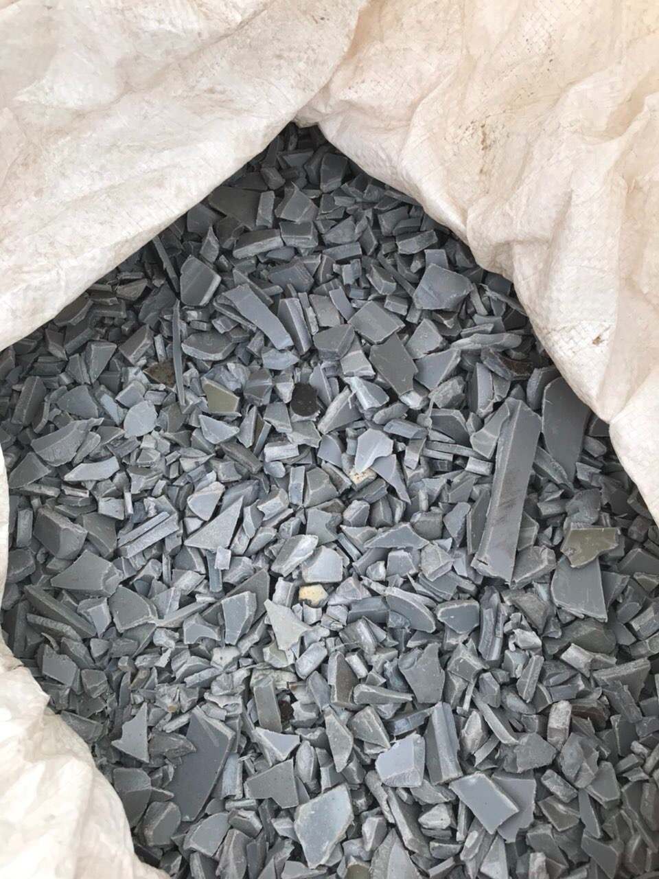 PVC, Regrind, PVC Grey Pipe Regrind