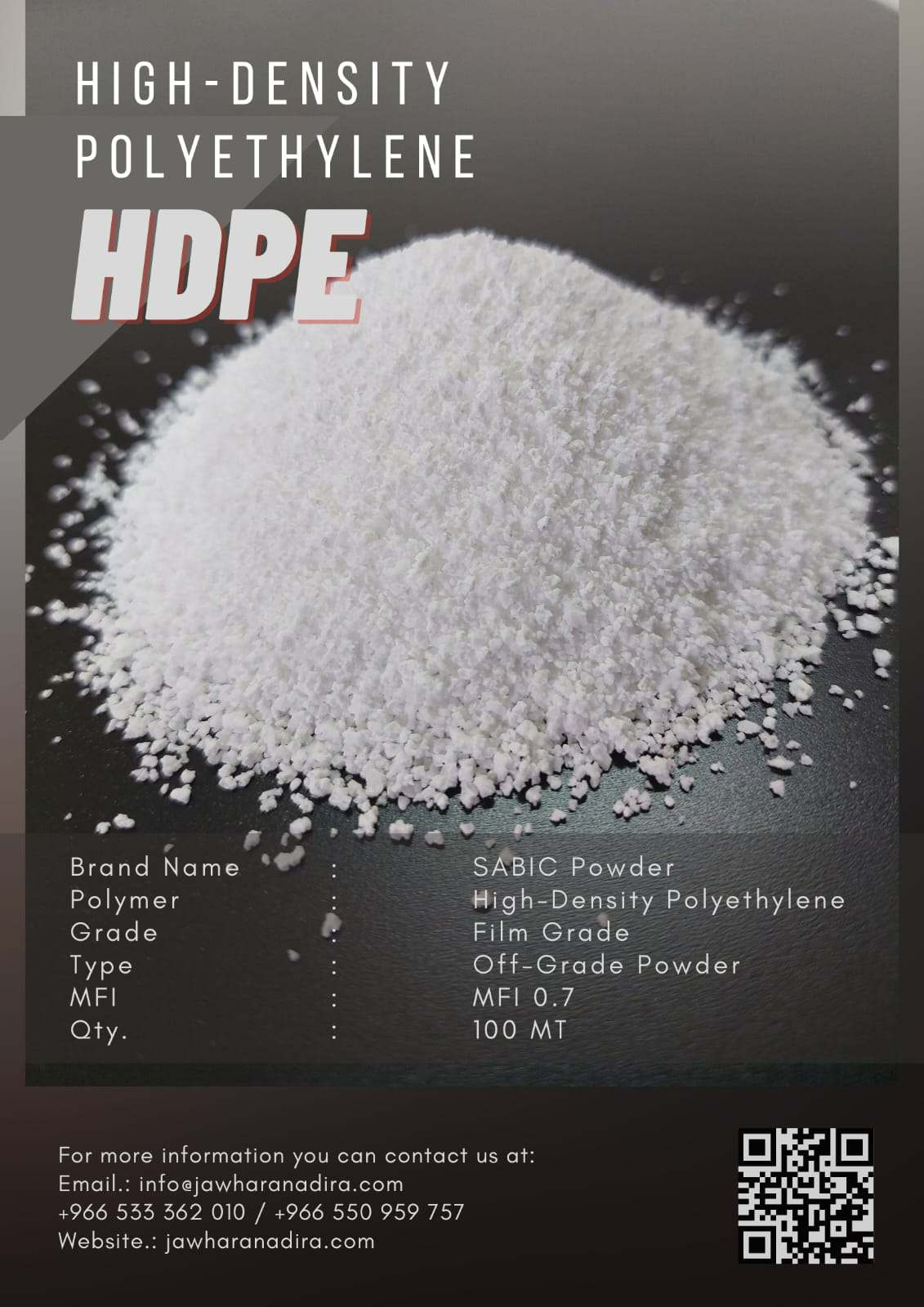 HDPE , Wide Spec/OffGrade, HDPE OffGrade Powder