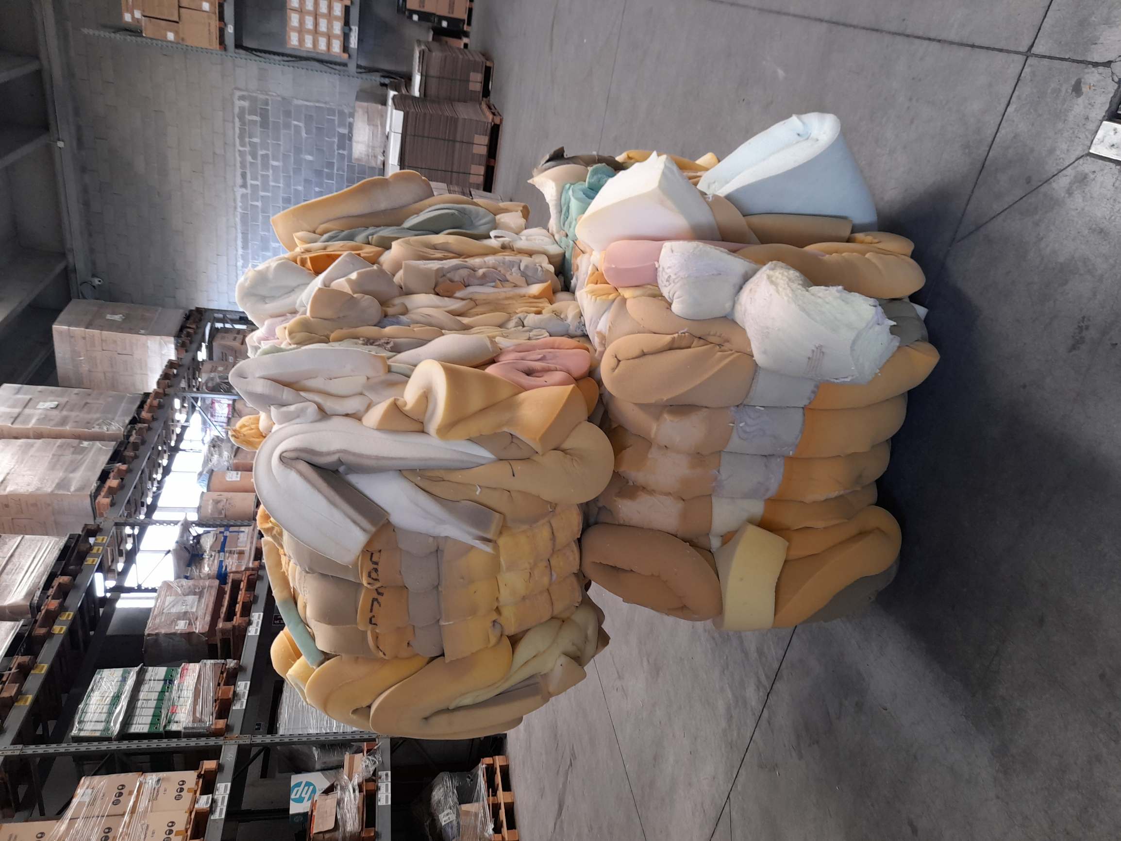 Polyurethane, Baled, Postconsumer polyurethane trim foam