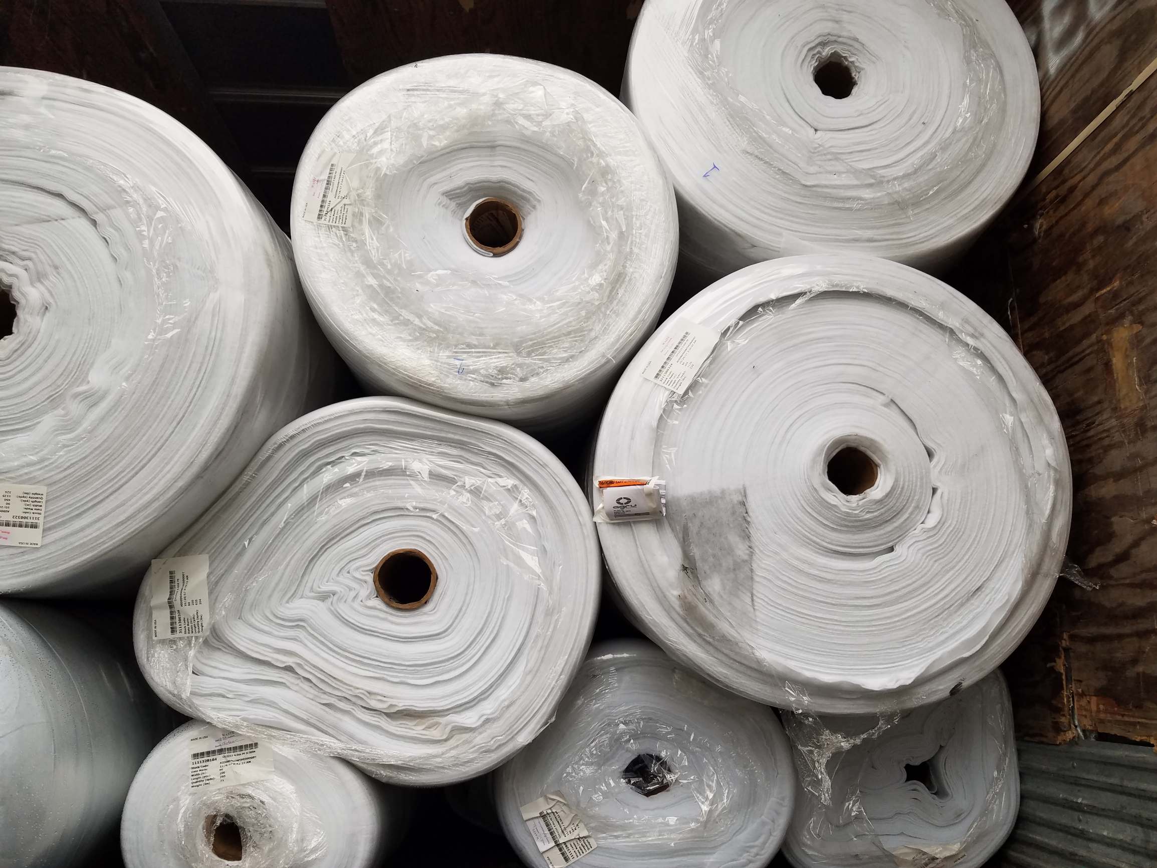 Nylon, Rolls, White nylon 6,6 bathroom carpet