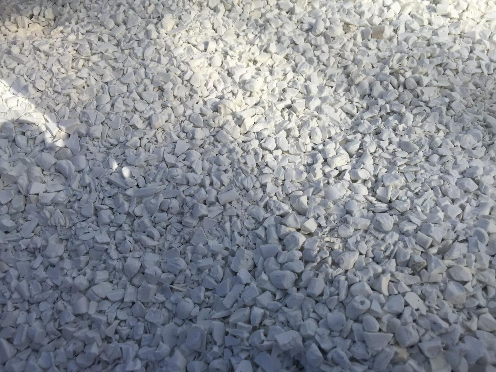 PVC, Regrind, PVC white Pipe Fitting Regrind Post Industrial