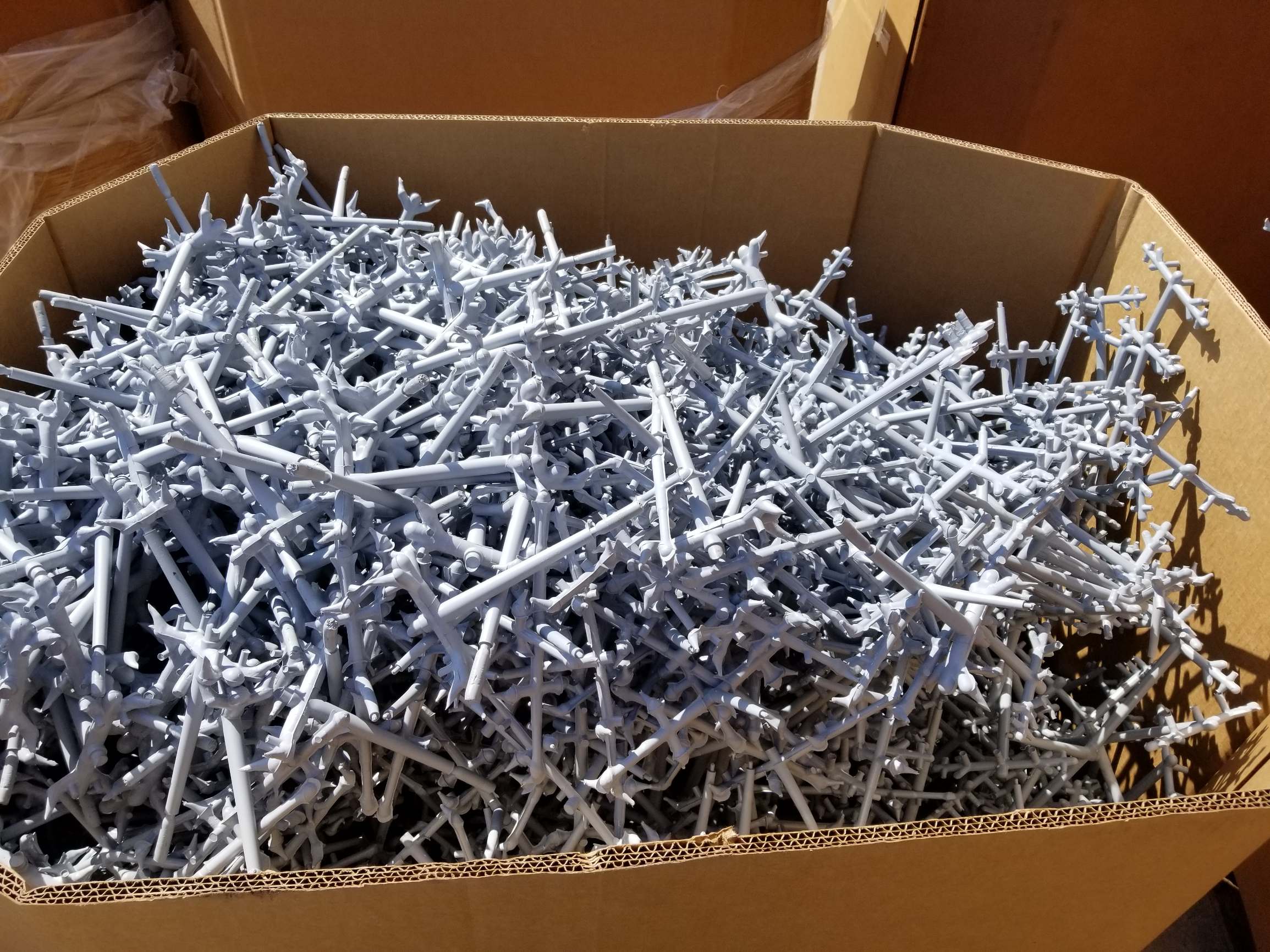 PVC, Regrind, PVC Rigid Light Grey Regrind