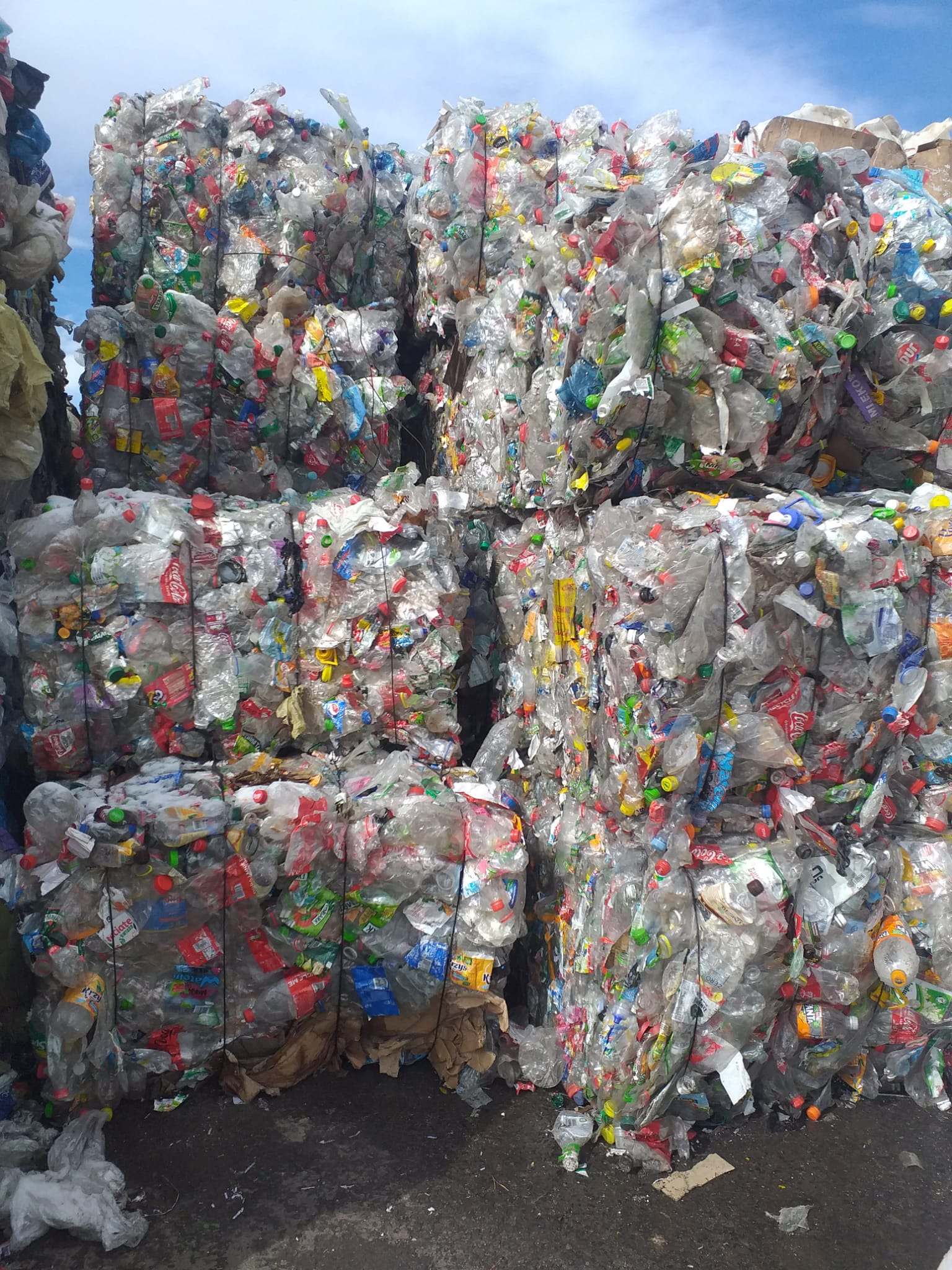 PET/PETE, Baled, clear PET bottles for sale