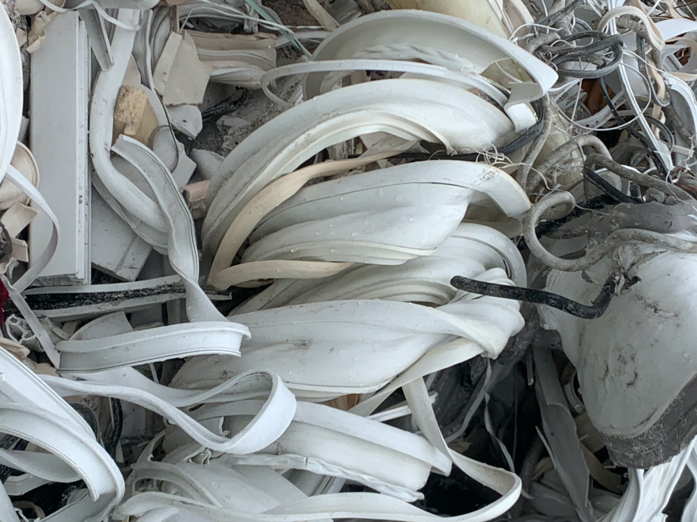 PVC, Loose, Rigid PVC production scrap lumps