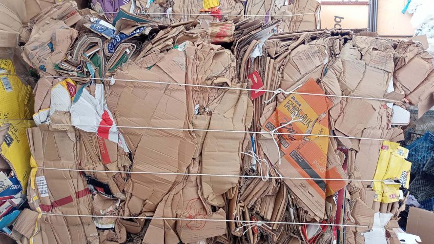 Cardboard (OCC), Baled, Cardboard