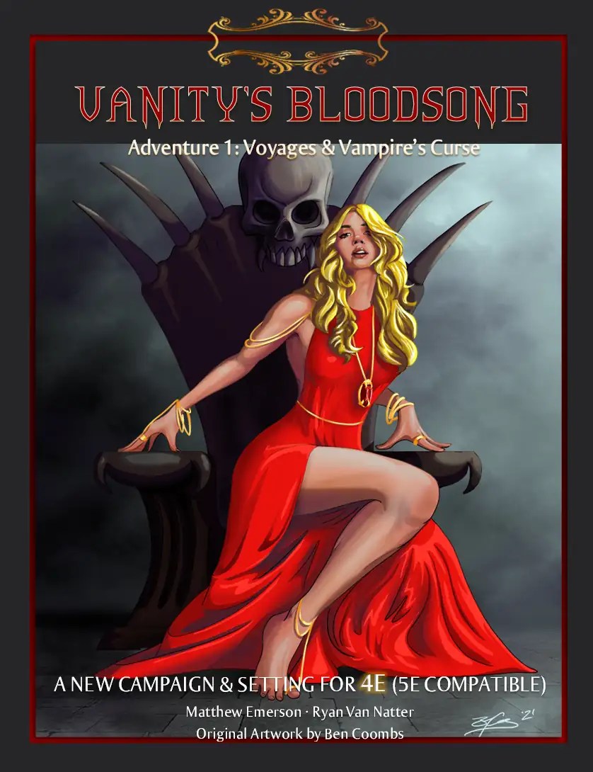 Vanity's Bloodsong Sage of Sorcery Productions DriveThruRPG