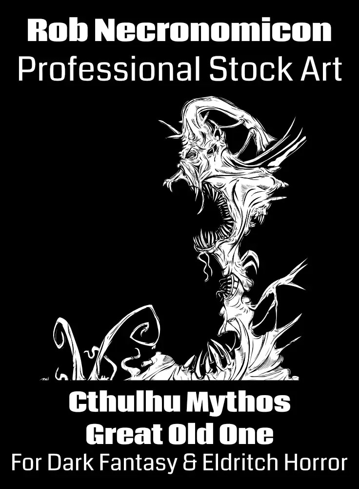 Cthulhu Mythos Great Old One Eldritch Horror and Dark Fantasy Stock