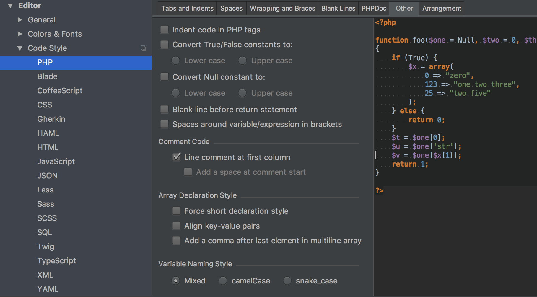 What is phpstorm arminput