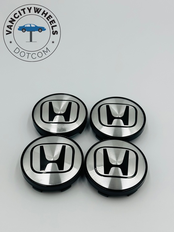 Premium 4Pcs HONDA Wheel Center Caps in Varied Sizes & Wheel Cap Base