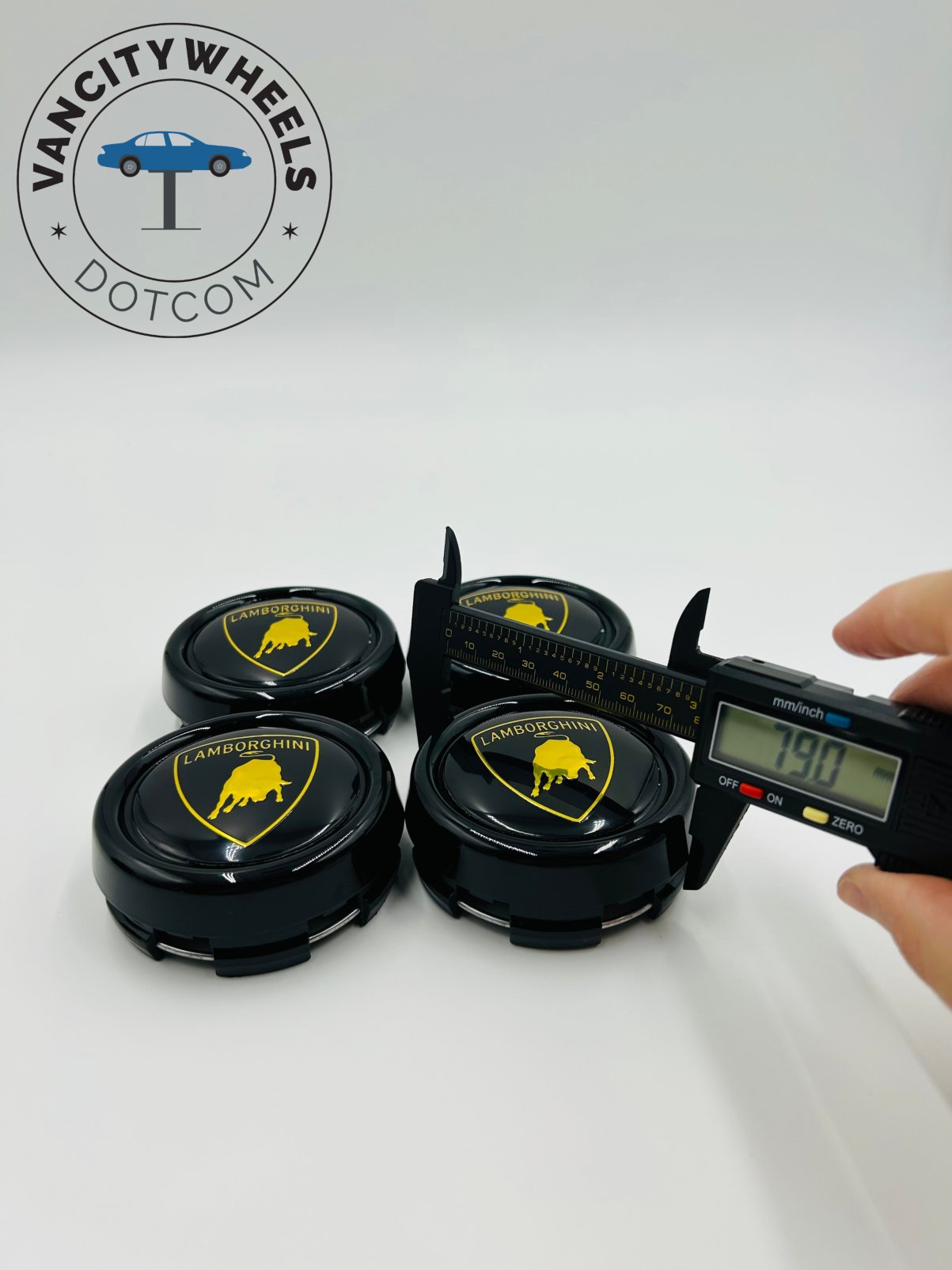 Premium 4Pcs Wheel Center Caps in Varied Sizes & Wheel Cap