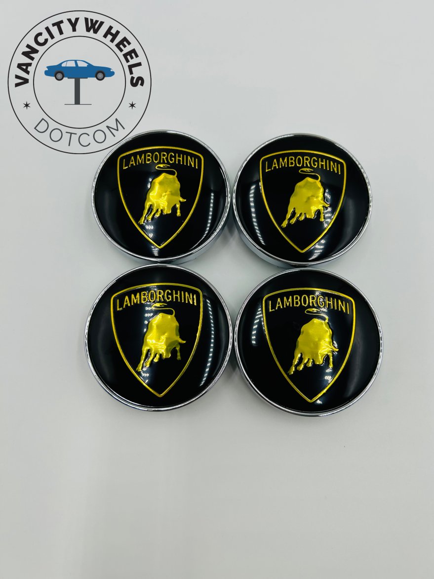 Premium 4Pcs Wheel Center Caps in Varied Sizes & Wheel Cap