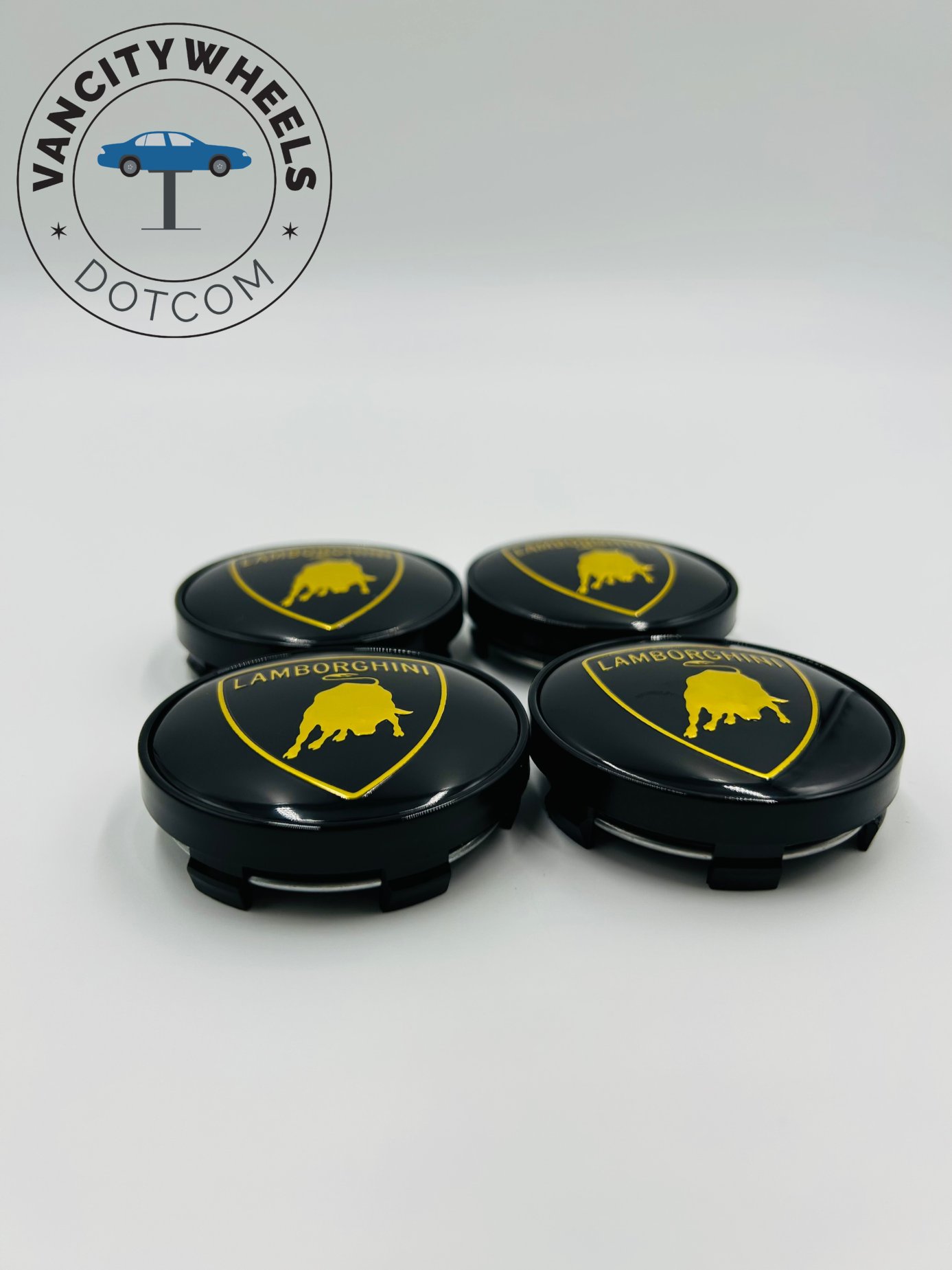Premium 4Pcs Wheel Center Caps in Varied Sizes & Wheel Cap