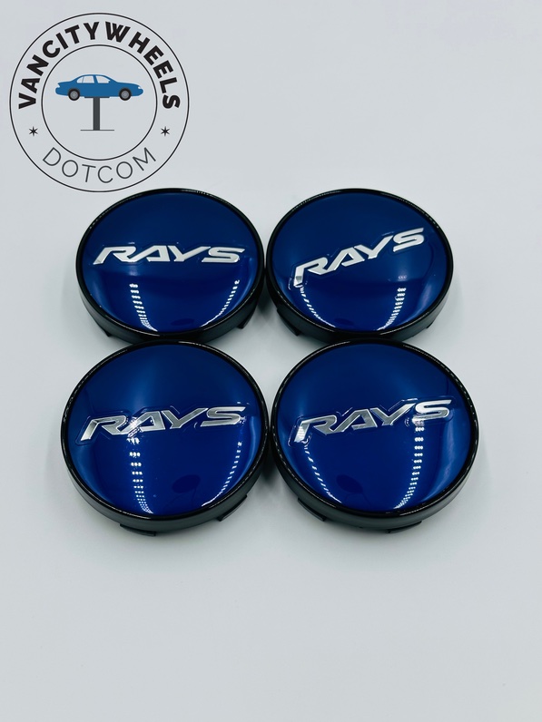 Buy Premium 4Pcs RAYS Wheel Center Caps in Varied Sizes & Wheel Cap Base Colors Vancity Wheels