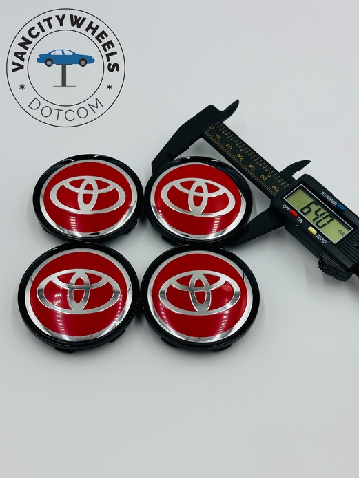 Buy Premium 4Pcs Toyota Wheel Center Caps in Varied Sizes & Wheel Cap