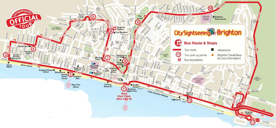 Discover the Vibrant Charm of Brighton with a Hopon Hopoff Bus Tour